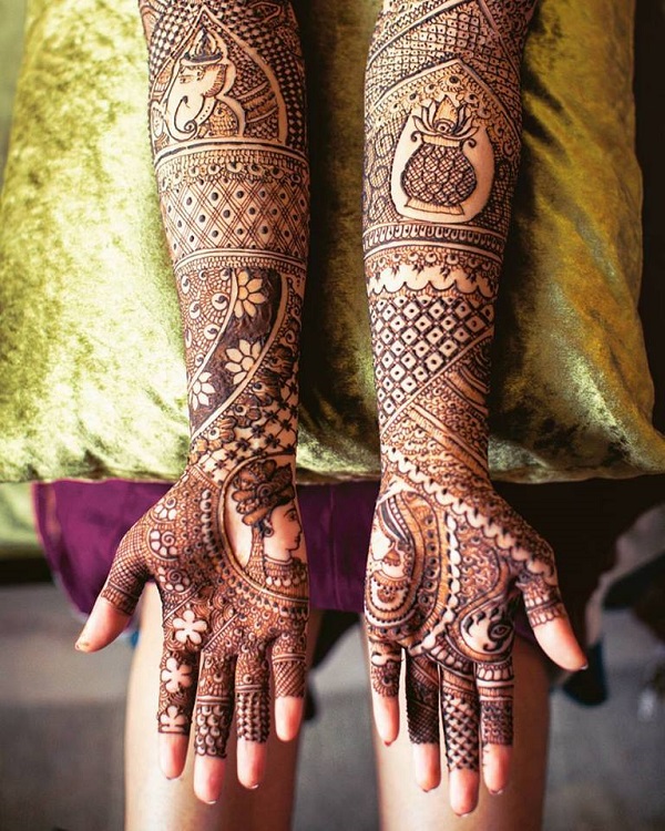 PunjabKesari, Beautiful Portraits mehndi design Images,ब्यूटीफुल पोट्रेट मेहंदी डिजाइन इमेज